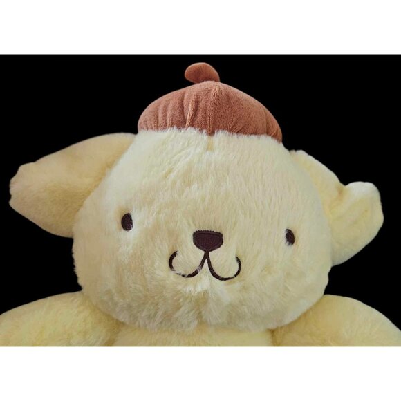 Build-A-Bear Pompompurin Plush Yellow Dog With Brown Hat 19" Soft Toy Cute Gift - Picture 2 of 8